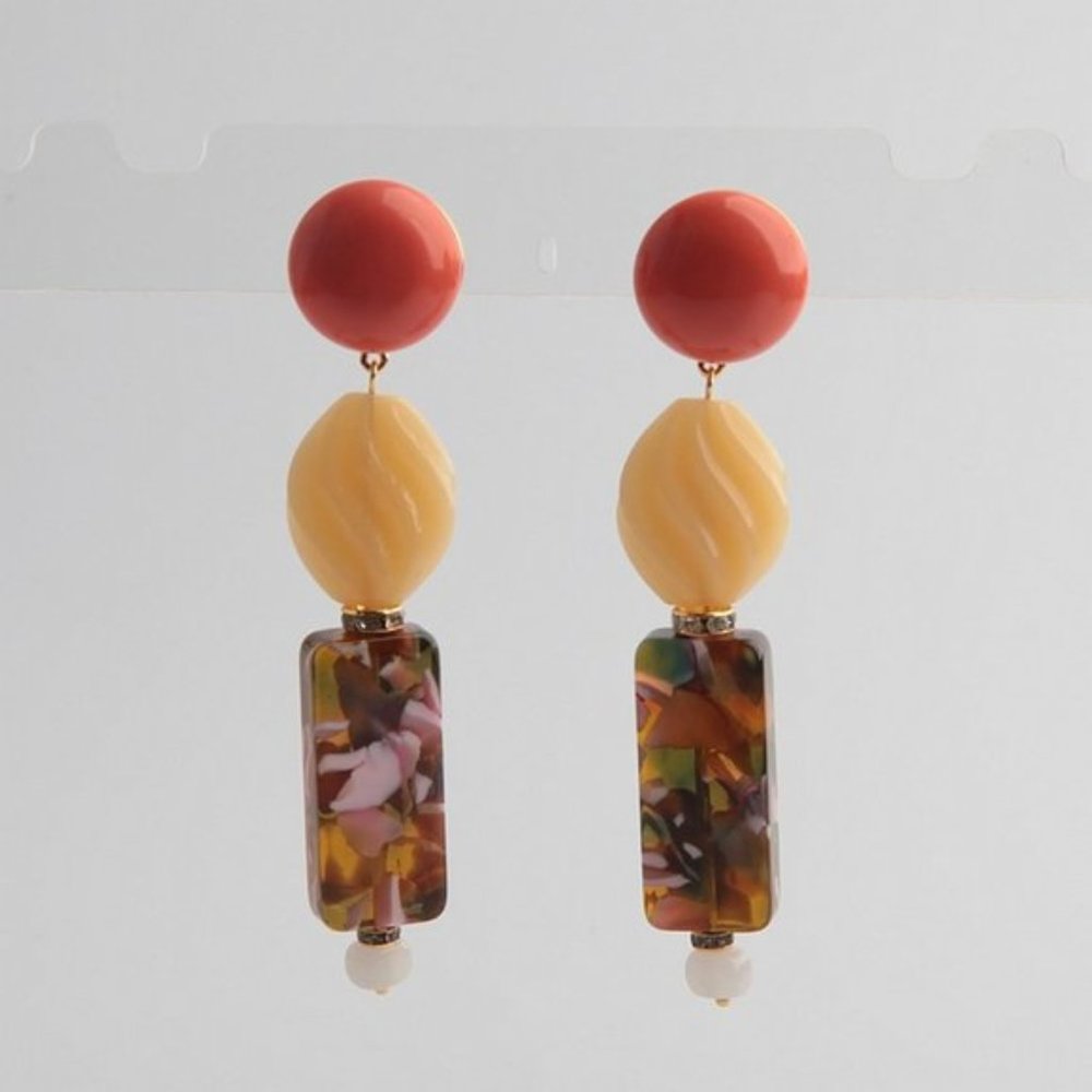 Alexis Bittar Resin Colored Earrings